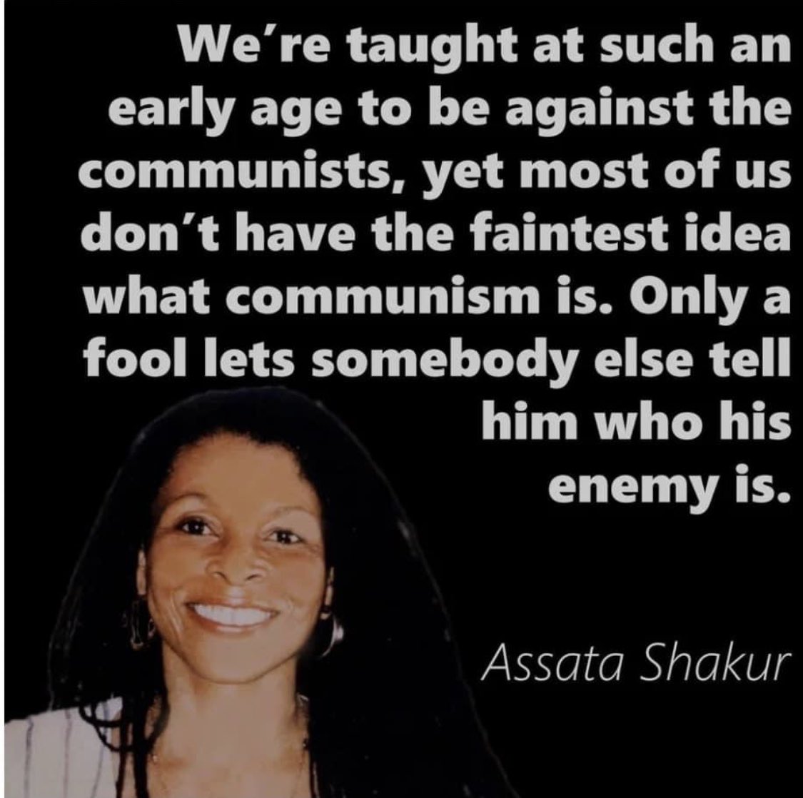 FURIEChi's tweet photo. Rise, shine, and remember what you’re fighting for! Happy Born Day #AssataShakur. https://t.co/MkO2tGY3YR