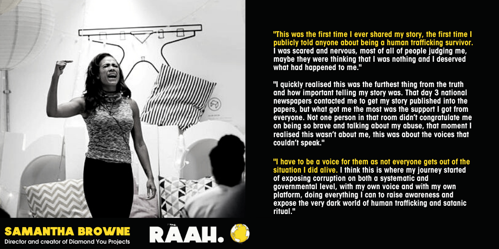 📣📣 Meet <a href="/samanthab_dy/">Samantha Browne</a> Director of Diamond You Projects, one of the 2⃣0⃣ organisations that RAAH.fest supports. 
💎  Check out more of Samantha's inspirational story on the @raahfest insta page and follow her for some more phenomenal work and knowledge. (1/2)
#RAAHFest2020
