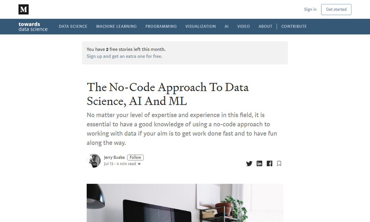 botcide's tweet photo. The No-Code Approach To Data Science and AI
#traditionalmethod #work #datascientist #muchtime #goodknowledge #chatbot
via https://t.co/JM5sjS3Z4O
☛ https://t.co/6mkBFNTz8x https://t.co/CCA3whWCJp