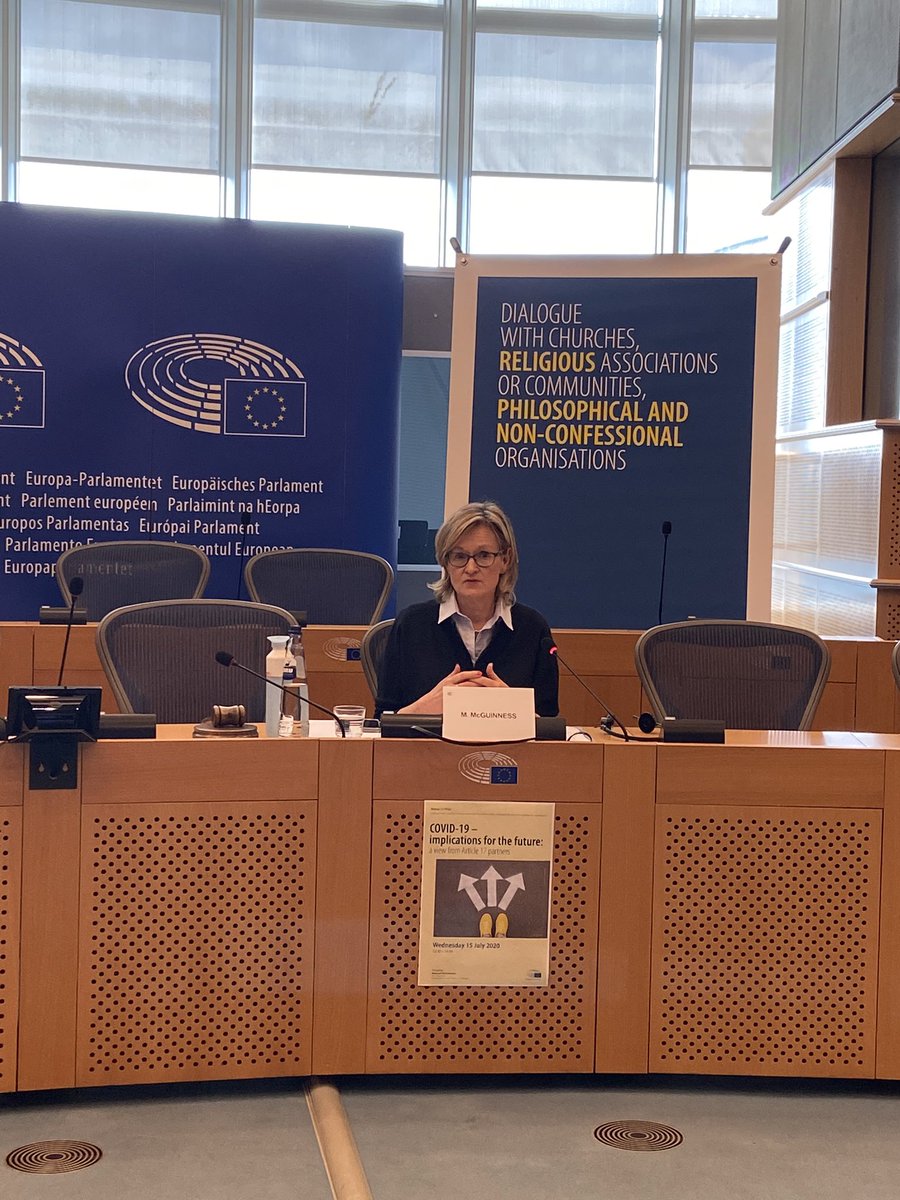 McGuinnessEU's tweet photo. Yesterday I held an online discussion with religious and philosophical stakeholders on #COVID19 and its impact on the future.
My thanks to @ComeceEu @ceceurope @ActionLaique #Coreis and Chief Rabbi Guigui
#solidarity #vulnerable #carehomes #youth #spirituality #Art17dialogue https://t.co/6P5fDr03xs