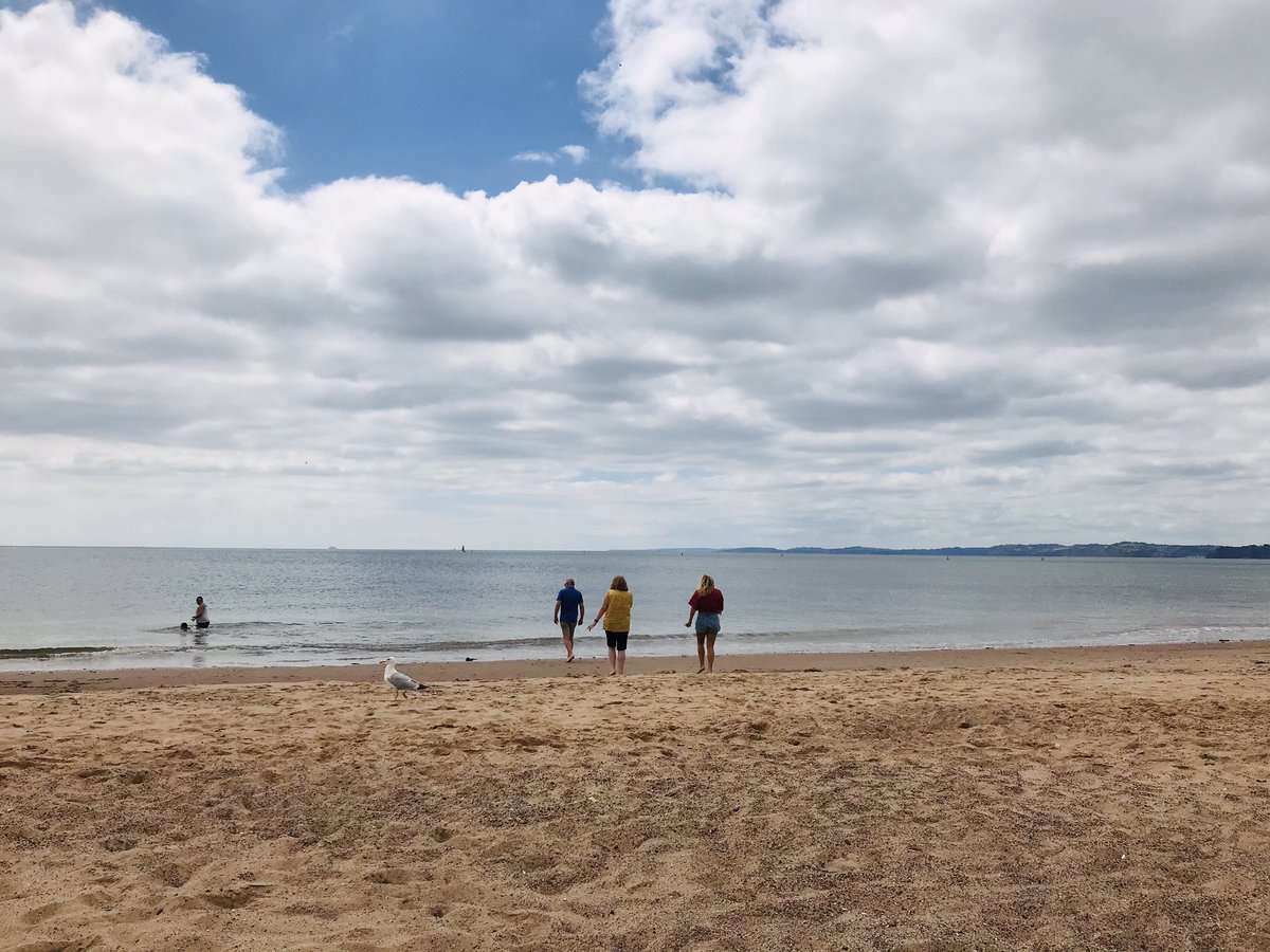 Lovely to catch up ‘for real’ with my amazing #NHScomms colleagues <a href="/Shazzahb/">Sharon Berkhout</a> <a href="/marieanneaugust/">Marie-Anne August</a> @DaisyKOakes <a href="/1Legsy/">Peter Leggatt</a> and Paul on #Exmouth beach today. #HappyBirthday Peter for next week! #comms #nhs #Devon <a href="/DPT_NHS/">Devon Partnership NHS Trust</a> <a href="/DPT_Jobs/">Join Devon Partnership NHS Trust</a> #JoinDPT #communications