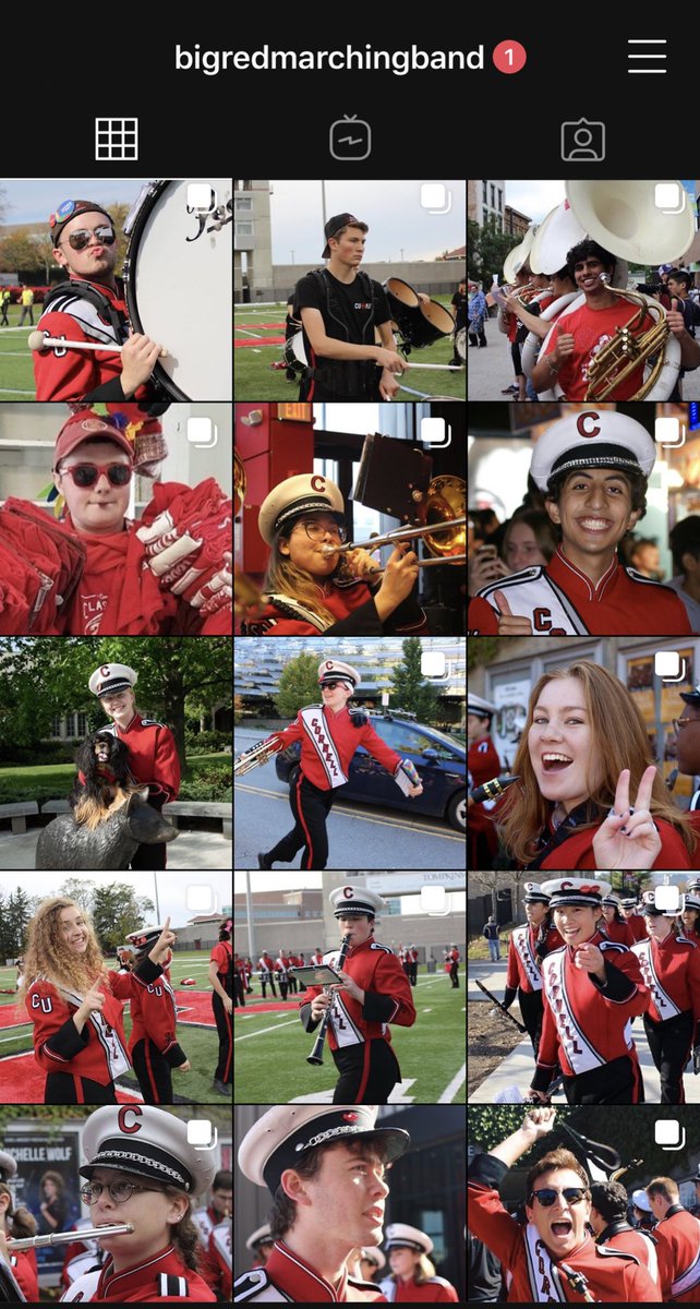 BigRed Marching Band tweet media