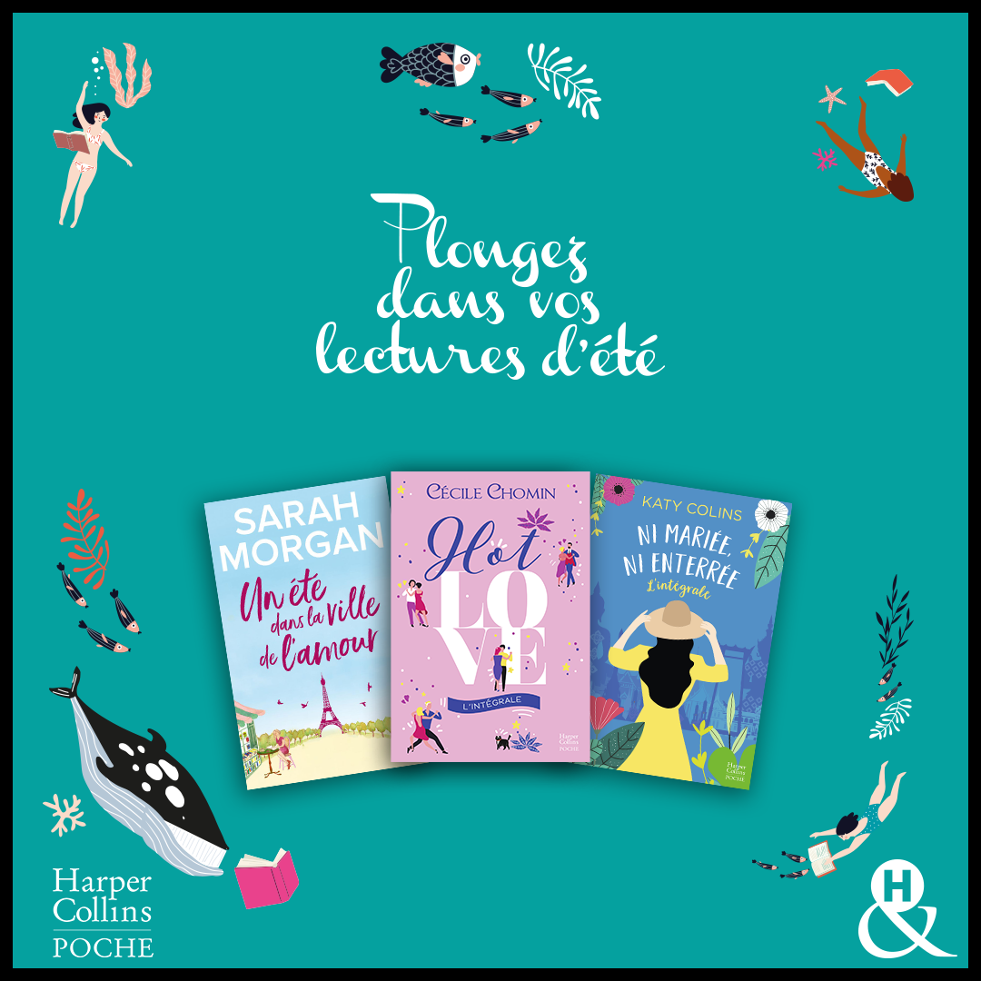 CollectionEt_H's tweet photo. Quel(s) livre(s) allez-vous embarquer sur la plage cet été ? ⛱
Cette semaine, nous on se plonge dans @SarahMorgan_ Cécile Chomin et Katy Colins ! 🌞
#collectioneth #plongezdansvoslecturesdete https://t.co/nLXhvCbcTy