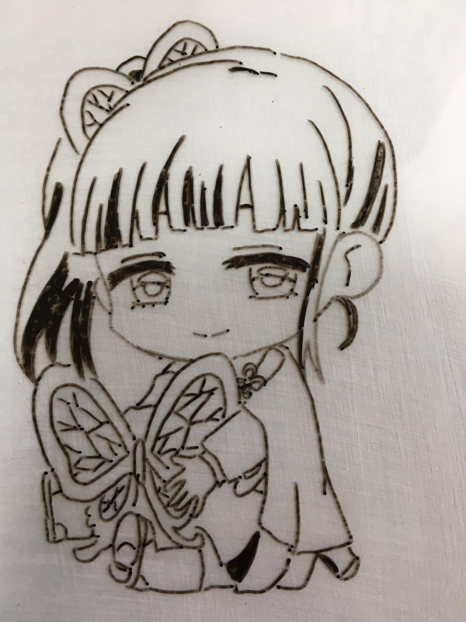 Haru 在 Twitter 上 こんばんは セリアのビニールポーチをウェットテッシュポーチにリメイクしました 蓋はカナヲでデコしました 鬼滅の刃 栗花落カナヲ プラ板 鬼滅の刃プラ板 ハンドメイド リメイク セリア ダイソー ポーチ ウェットテッシュポーチ