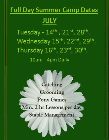 blackberystable's tweet photo. Blackberry Stables
2020 SUMMER PONY CAMPS

Own your own Pony for the Day!

JULY
Tuesday - 21st, 28th.
Wednesday - 22nd, 29th.
Thursday - 23rd, 30th.
10am – 4pm Daily

AUGUST
Tuesday 4th, 11th, 18th.
Wednesday 5th, 12th, 19th.
Thursday 6th, 13th, 20th.
10am – 4pm Daily https://t.co/nu6brRtQzS