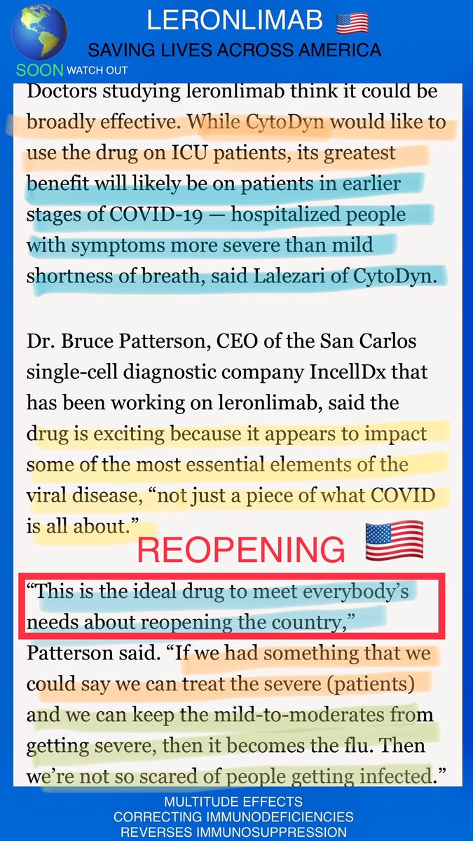 BudRante's tweet photo. HIT PIECES WERE LAUNCH
EMOTIONAL EFFECT SHORTS TAKES ADVANTAGE
#SCIENCE EXCELLENT DATA
MODE OF ACTION STANDS
#LERONLIMAB $CYDY
21ST CENTURY MARVEL DRUG
1 MOLECULE TREATS #COVID19 #HIV #NASH
#gVHD #mTNC
22 SOLID #CANCER ( ALL PH 2 )
@CNBC @CNN @nytimes @USATODAY @CytoDyn https://t.co/Zgjt2H7lar