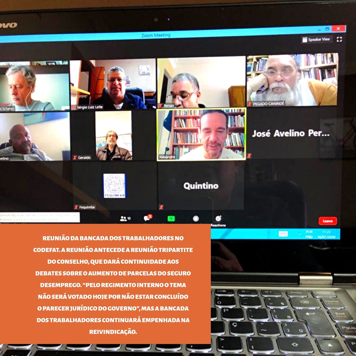 FEQUIMFAR's tweet photo. Reunião da bancada dos trabalhadores no Codefat.
#fequimfar #forçasindical #segurodesemprego #sergio_luiz_leite_fequimfar_força_sindical #codefat
https://t.co/lTMr1mOteJ https://t.co/6IBnXE5tDP