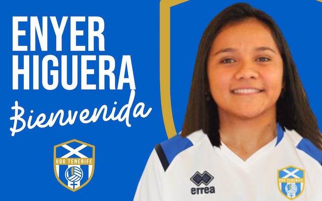 #Fútbol #Femenino <a href="/enyer_higuera/">Enyer Higuera 🇻🇪</a> se suma al contingente vinotinto en @UDGTenerife: shorturl.at/elIY6

#Venezuela #España #Fichaje ⚽️🇻🇪🇪🇸👊
