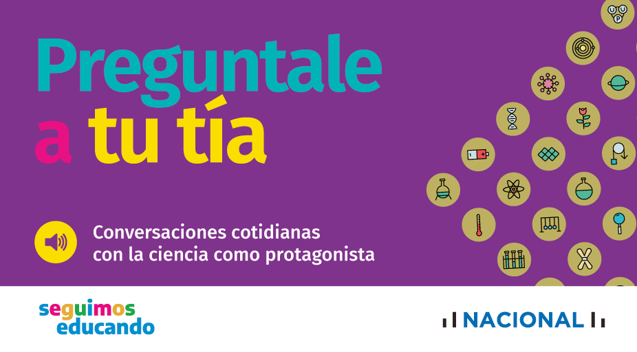 ccdelaciencia's tweet photo. Todos los lunes, entre las 9 y las 10 horas, podés escuchar los micros “Preguntale a tu tía” por @NacionalAM870, para dar respuesta a cuestiones curiosas de la ciencia. También podés acceder a ellos ingresando acá: https://t.co/L7qAv6rJMA https://t.co/pCZVY52rvR
