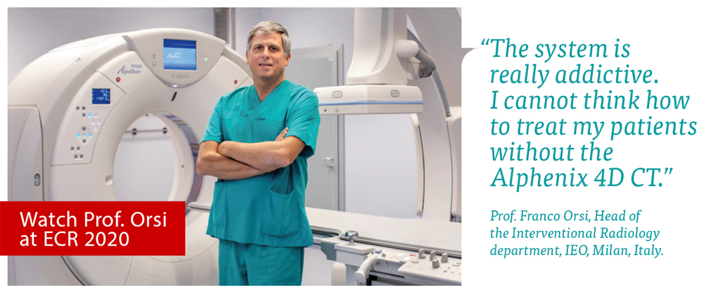 CanonMedicalEU's tweet photo. Watch tomorrow what Prof. Orsi has to say at our Satellite Symposium, Friday 17 July 12:45 at #ECR2020
More: https://t.co/ueFvrLKget
Read here Prof. Orsi's interview in VISIONS #34: https://t.co/E7Zua3s52f
#NewReality #ECR #Interventionalradiology #4DCT #VISIONSmagazine #VISIONS https://t.co/FBDagSczBa