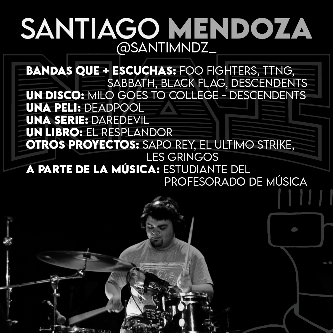 somosnai's tweet photo. Un Nai por día.

Queremos que entre otras cosas sepan mas de nosotros, y como hace poquito fue el día del baterista arrancamos con él.

Alguna pregunta para Santi? https://t.co/Il6GROgT5H