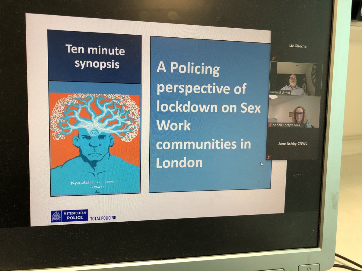 BASHH_UK's tweet photo. Our final session from PC Richard Unwin - Sex work and safeguarding during lockdown #VirtualBSM https://t.co/NPfKMlCNel
