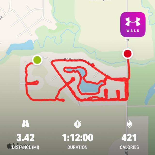 kkonecny13's tweet photo. Got my walk in today with my friends & our umbrellas. #TheWalkingEd @TheWalkingEds @TeacherFit_ #4daysinarow https://t.co/bFcmVEuITB