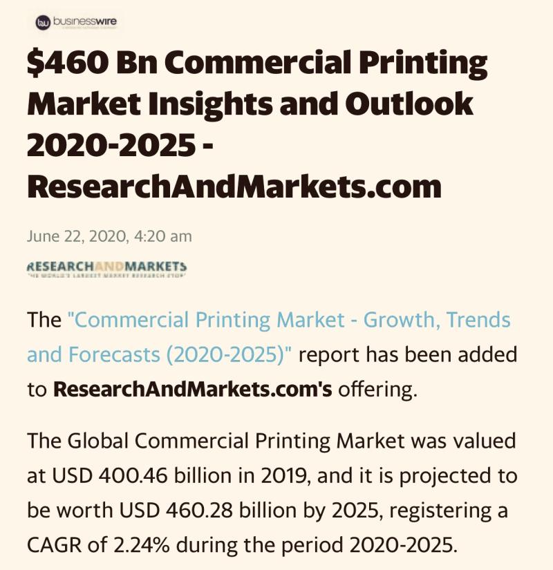 cvcc_graphics's tweet photo. Exciting news for the Global Commercial Printing Market! #printisalive https://t.co/uqqOjFDAwc