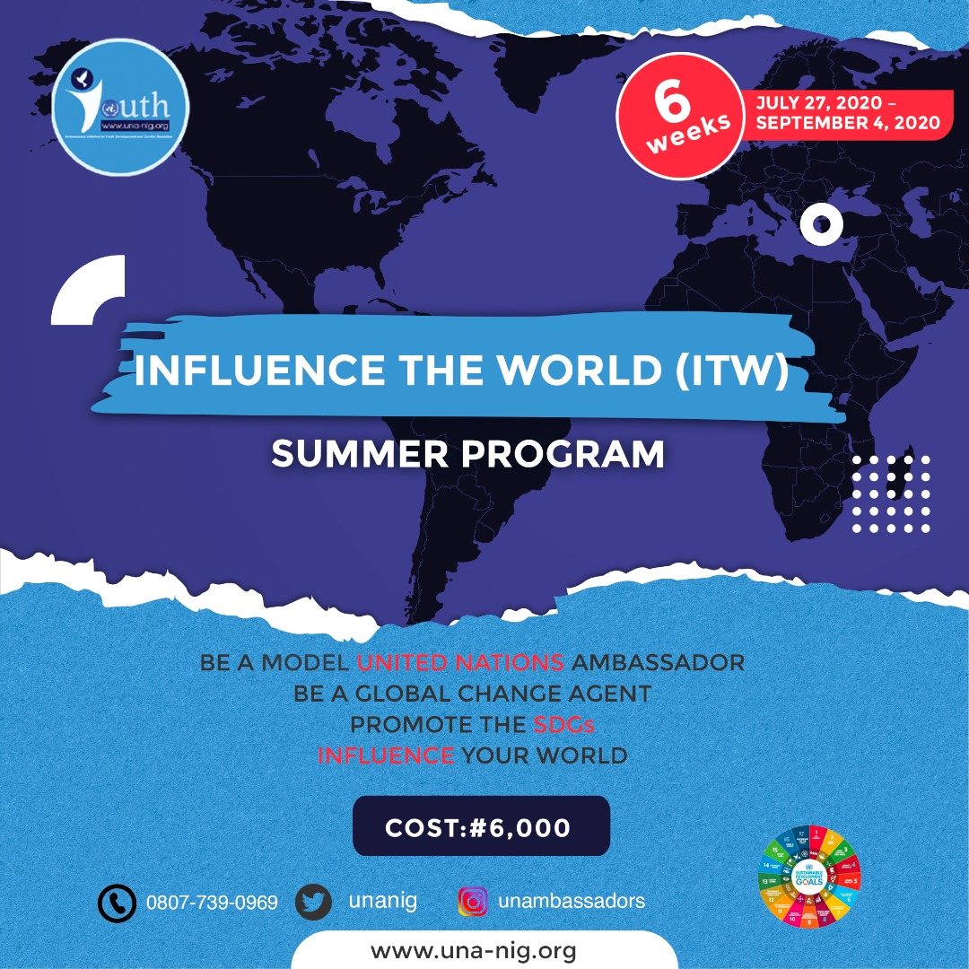 UnAmbassadors's tweet photo. We're so excited about our virtual upcoming Summer Program for ages 8-18 years. Spaces are limited. Registration is ongoing at https://t.co/IP8nKb7kpO. We hope to see you there as we groom future leaders ready to take on today's challenges. https://t.co/ulURIlf0D8