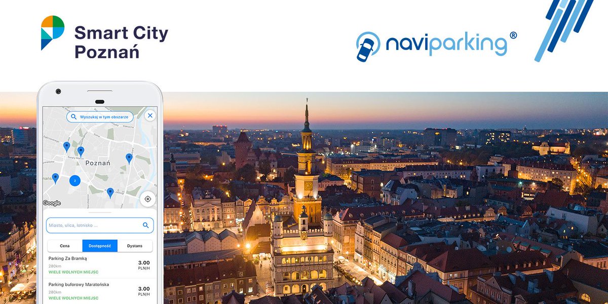NaviParking's tweet photo. #NaviParking starts cooperation with #SmartCity #Poznań in terms of providing detailed #parking #data in the #mobile #app and supporting #OpenData policy, contributing to the parking #digitalization and development of #sustainable #mobility in the #city. https://t.co/9cb2rlHiyz https://t.co/s4jSp5QusT