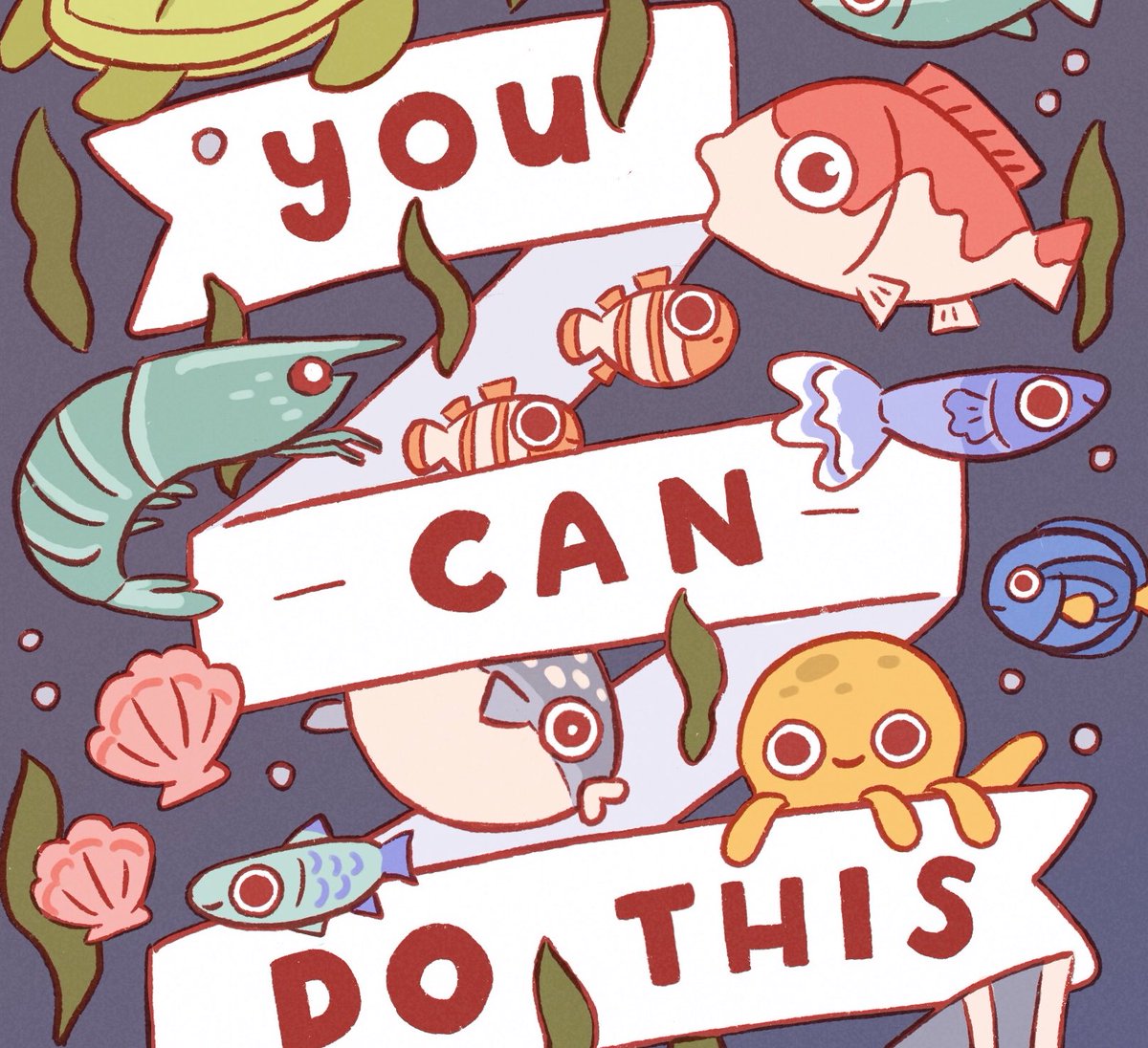 These fishy friends believe in you! 🐡🐠