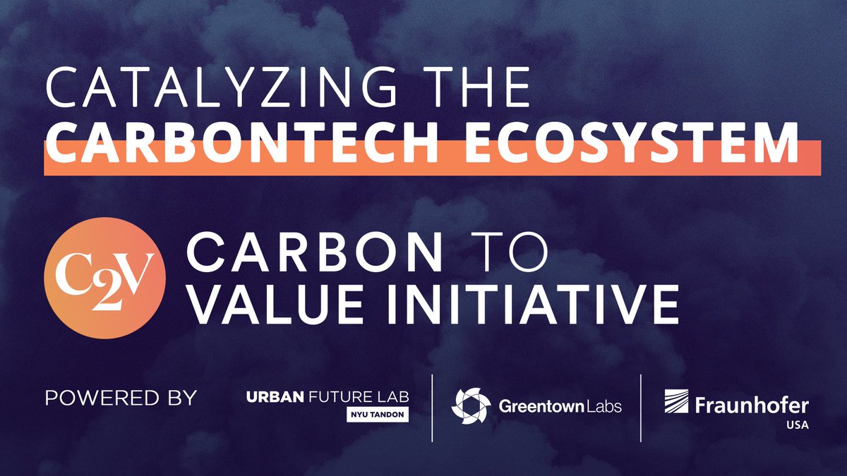Exciting news! We are thrilled to announce the #C2VInitiative, a collaboration among UFL, @GreentownLabs and @FhTechBridge designed to help #carbontech startups thrive. Carbon capture + conversion are key parts of #climatetech’s future. Learn more: c2vinitiative.com
