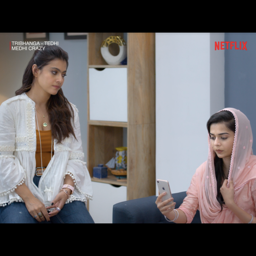 ComingTrailerIn's tweet photo. #Tribhanga movie will premiere on Netflix.
#Kajol #MithilaPalkar #TanveAzmi
@itsKajolD @mipalkar @tanviazmi https://t.co/xkapJPkykE