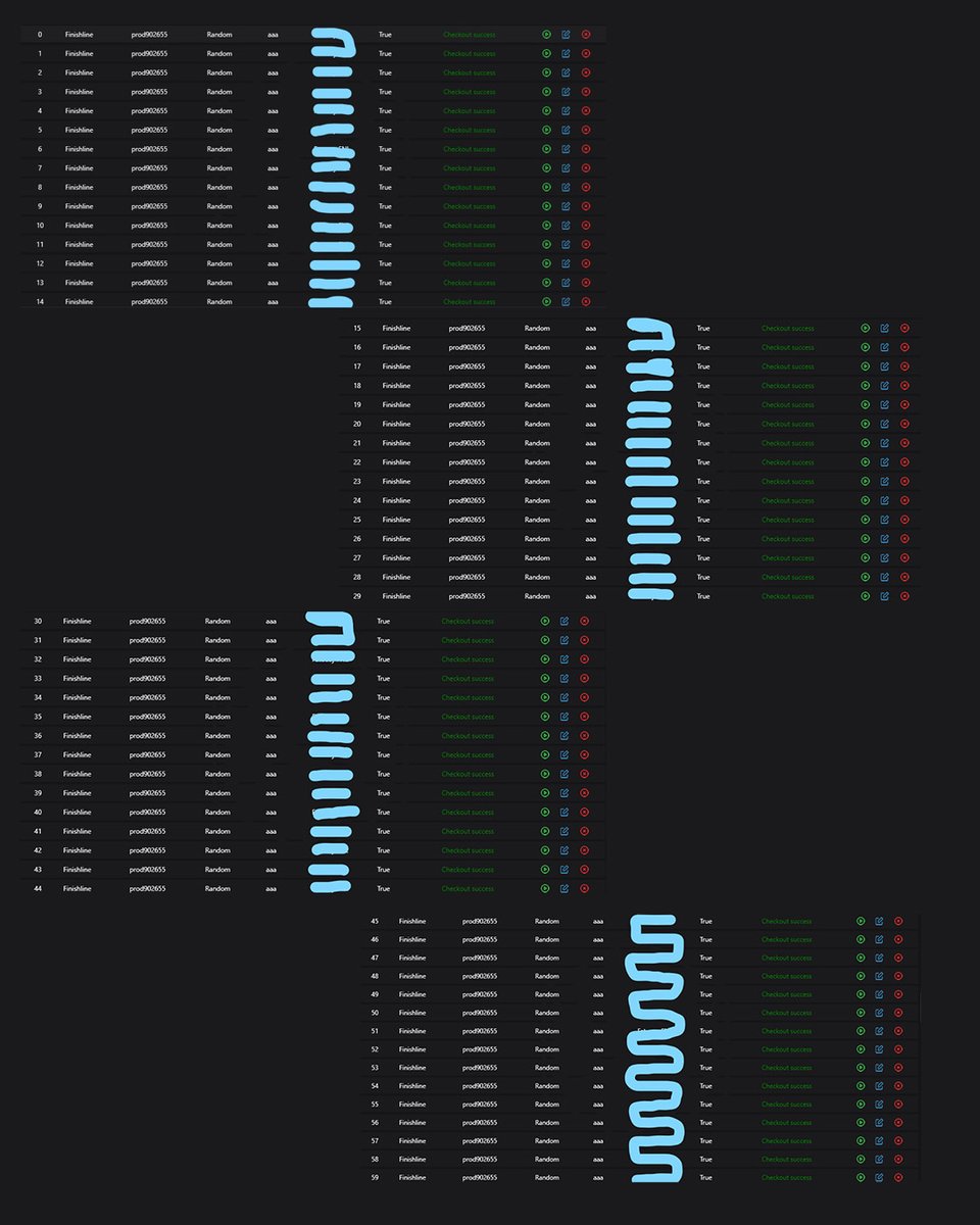 Soldout_la's tweet photo. Thanks, @soleaio, @NSB_Bot, and @LoopAlerts for all the help today. 126 checkouts today 😊 https://t.co/aY4DPSKHge