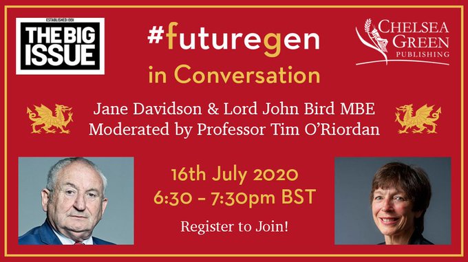 johnbirdswords's tweet image. Join @JaneBryngwyn and I today at 6:30pm, where we'll be discussing Wale's Well-being of Future Generations Act, and how it inspired me to introduce the Future Generations Bill in the UK. You can register at bit.ly/3eB5kE8 #futuregen Let's act #todayfortomorrow