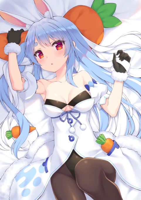 ぺこーら一周年おめでとう!これは前に描いたけど寝かしていたFA #ぺこらーと 