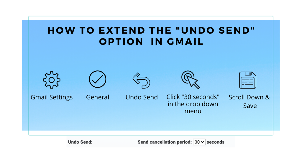 charumisra's tweet photo. Today I learned: How to extend the "Undo Send" option in #Gmail (from browser)
-> Settings
-> General
-> Undo Send
-> Click "30 seconds" in the drop down menu
-> Scroll down and save ✅
(I know 30 seconds isn't a lot, but it's something!)
#gmailtrick https://t.co/pPTOljvUGl