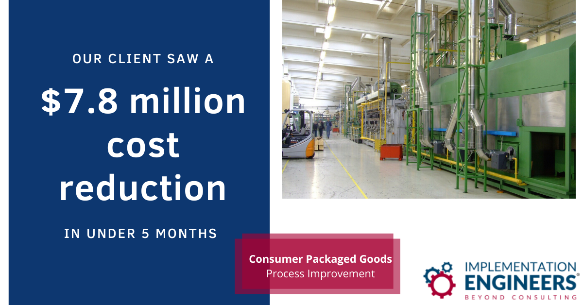 Imple_Engineers's tweet photo. Increasing costs and a languishing product line forced a well-recognized, $10-billion-dollar provider of consumer food brands to seek the services of Implementation Engineers.  Read the case study: https://t.co/TUSKs11e6W https://t.co/pivB4yevBt