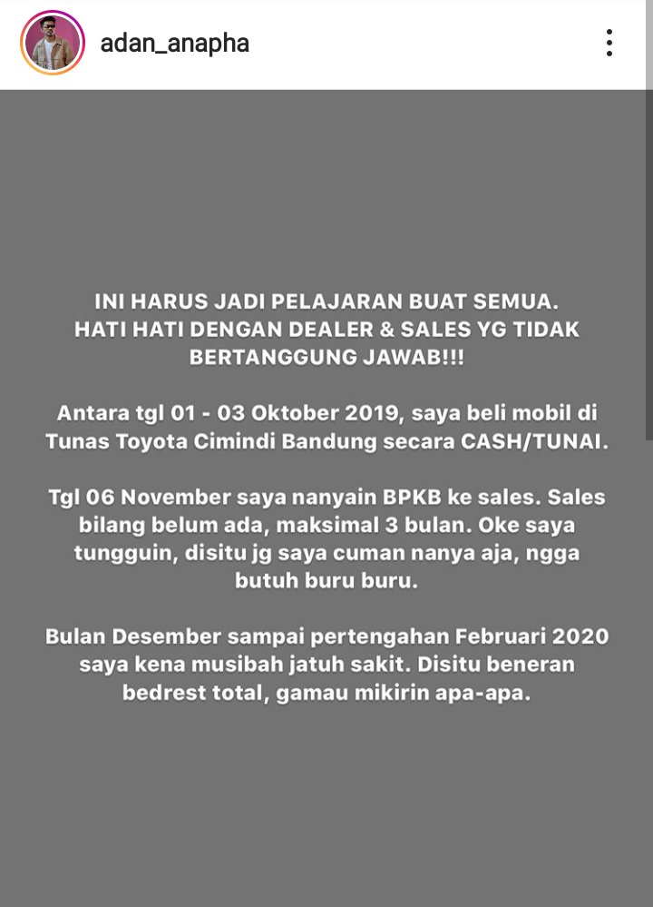 samuelchrstnn's tweet photo. Halo min @ToyotaID kok bisa gini ya? Parah banget. https://t.co/VR8HzDYuKg