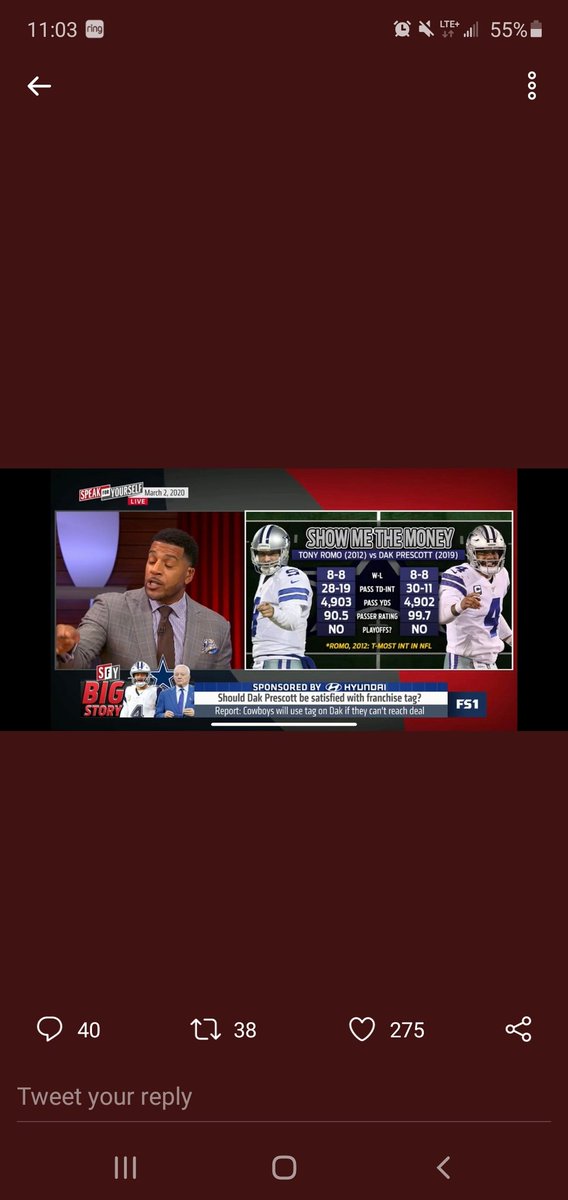 dpfam1's tweet photo. Cowboys fuckin up smdh https://t.co/FOGRscRAnA