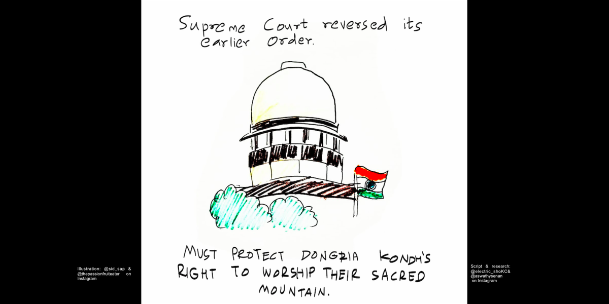 The  @moefcc, also supported by the  #SupremeCourtverdict, scrapped the project which was a huge victory for the people.  #India  #environmentaljustice  #WithdrawEIA2020  #Odisha  #IndigenousLivesMatter  #INDIGENOUS  #COMMUNITIES