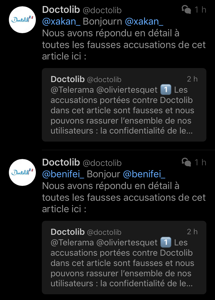 Ma compassion va au CM de Doctolib cet aprem. Désolé.