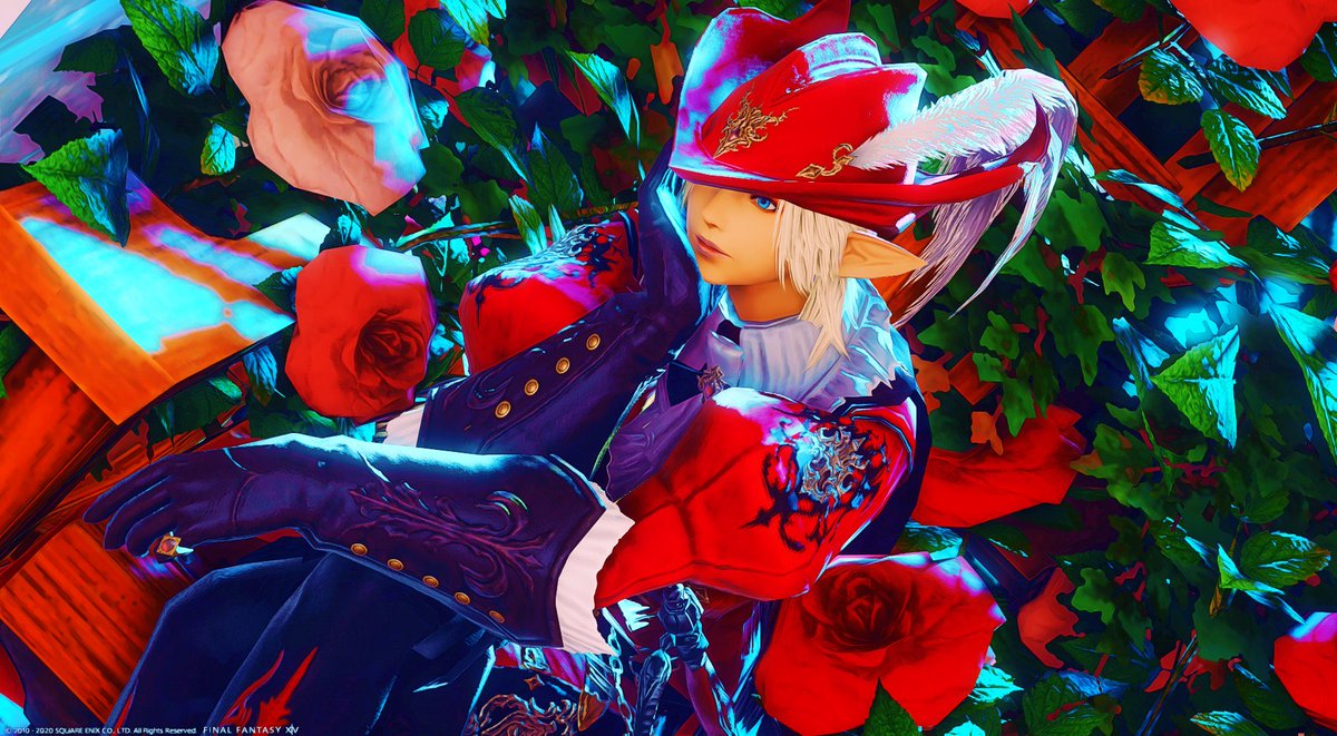 HKB_PSO2's tweet image. #本日のエレゼン #FF14 #Elezen #薔薇の怪人