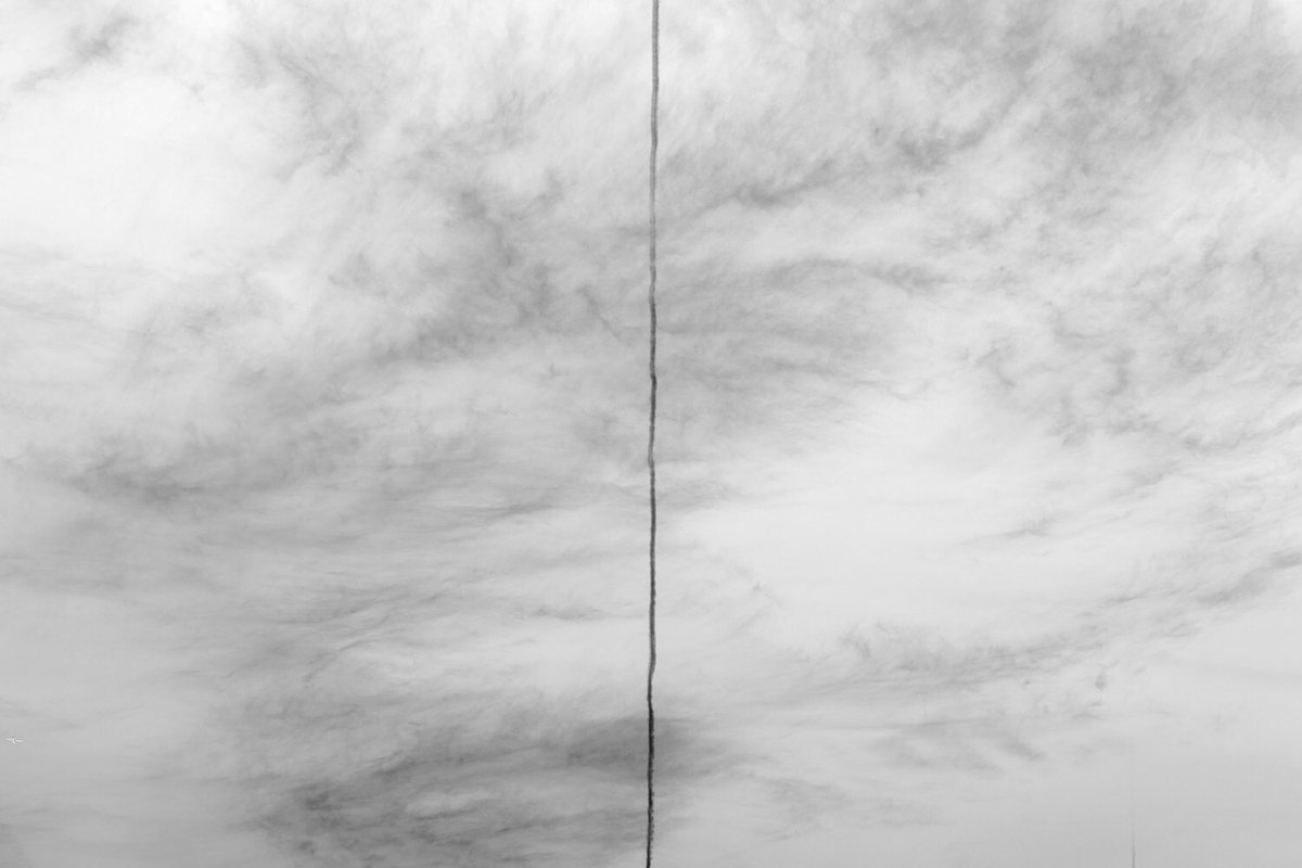 johncbuck's tweet photo. My obsession with the sky continues. Mad made clouds and tiny moon. It all amazes me. #jcbuckphoto #fineartphotography #clouds #contrails #tinymoon https://t.co/kBWOpIYSIy