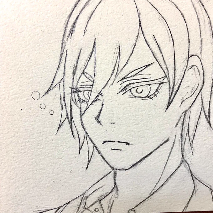 この男真剣な顔をしているが眠いだけである(私がシルバーくん描くと女っぽくなるのナンデェ) 