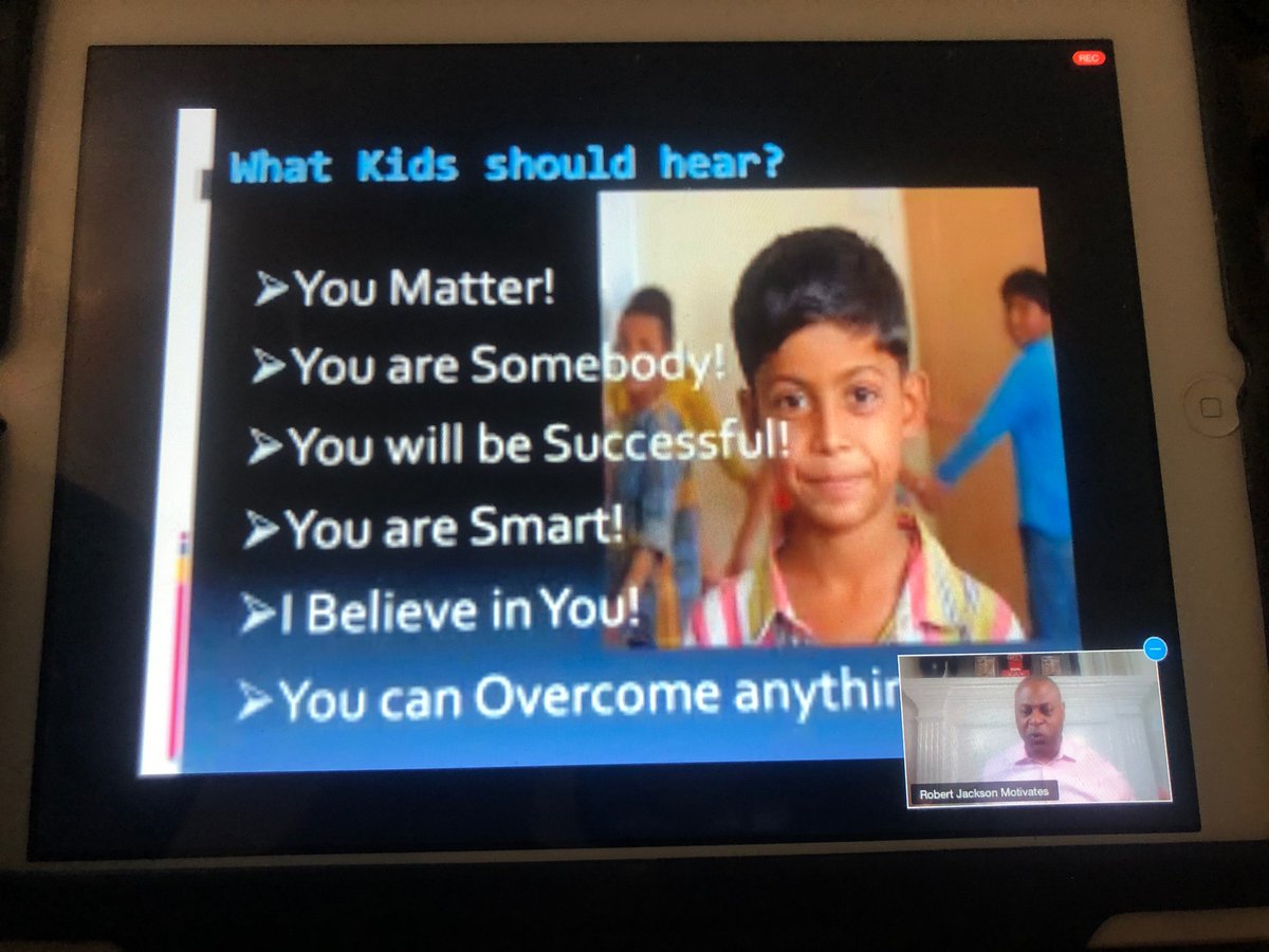 WMS_Spanish's tweet photo. “How can we except kids to be successful if we don’t speak success into their lives?” —thanks @RJMotivates and @INBlackExpoInc for a passionate and energizing session #highexpectations https://t.co/kwdvpFJ4MZ