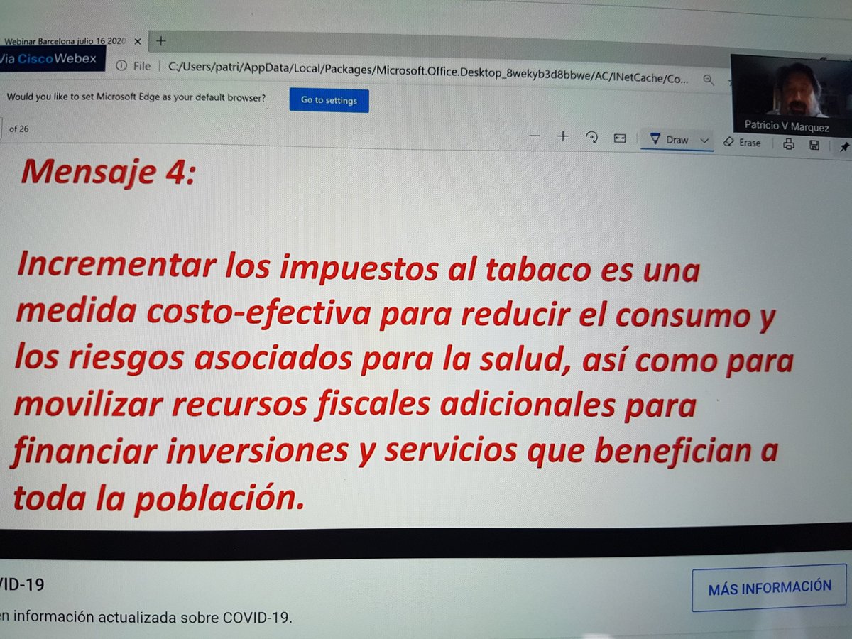 Cristin25415145's tweet photo. Otro mensaje claro y rotundo de @pvmarquez1956 @TobControlUnit #tabaCOVID https://t.co/d2TrZ5gwX3