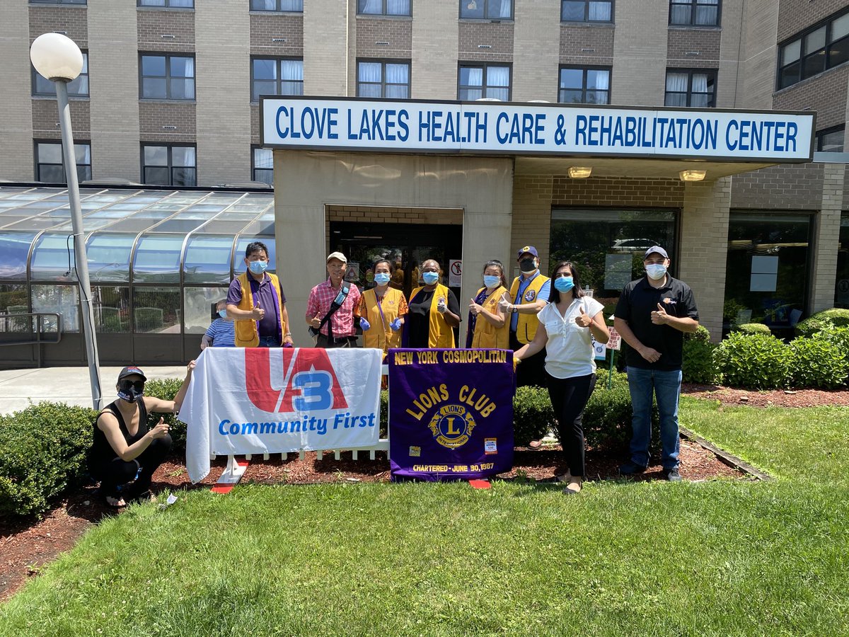 Nicole Malliotakis On Twitter Happy To Join The New York Cosmopolitan Lions Club Ua3 And Patrizia S To Thank The Frontline Workers At Clove Lakes Rehabilitation Center With A Special Lunch Https T Co Fwm8gqmqan