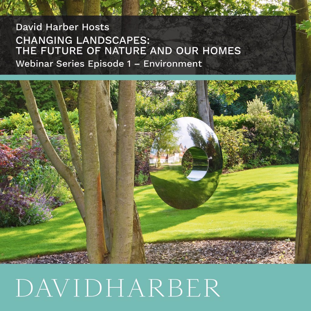 davidharber's tweet image. We are thrilled to announce the launch of Changing Landscapes: The Future of nature and our homes - a series of webinar panel discussions.

Join the first webinar which will focus on the environment at 4pm BST on Thursday 23 July.

Please register to join this event. Link in bio.