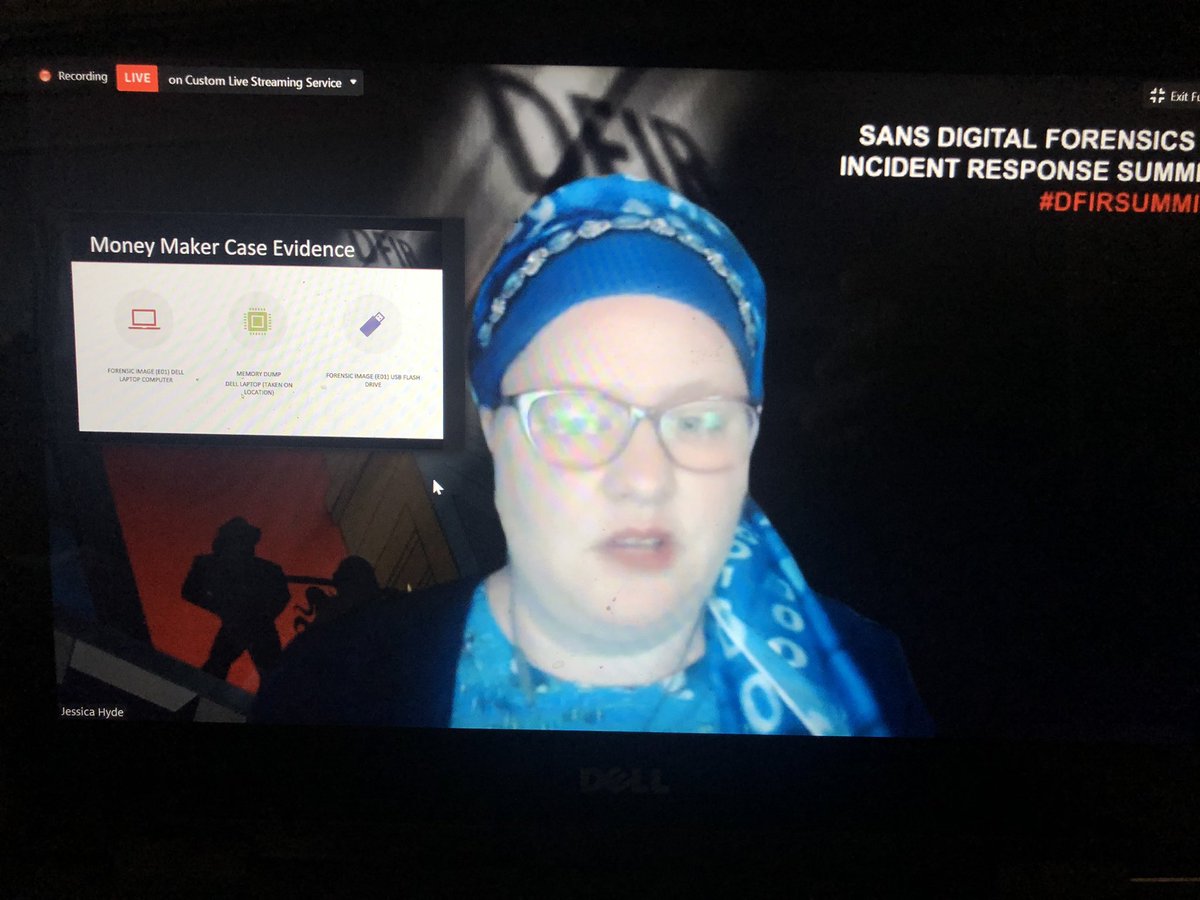 DFIRSummit's tweet image. Track 2: @OSINTlabworks Aaron Sparling &amp;amp; @B1N2H3X Jessica Hyde of @MagnetForensics showing how analyzing memory is rapid. From acquisition and analysts of memory collection can be completed long before the drive finishes imaging #DFIRSummit