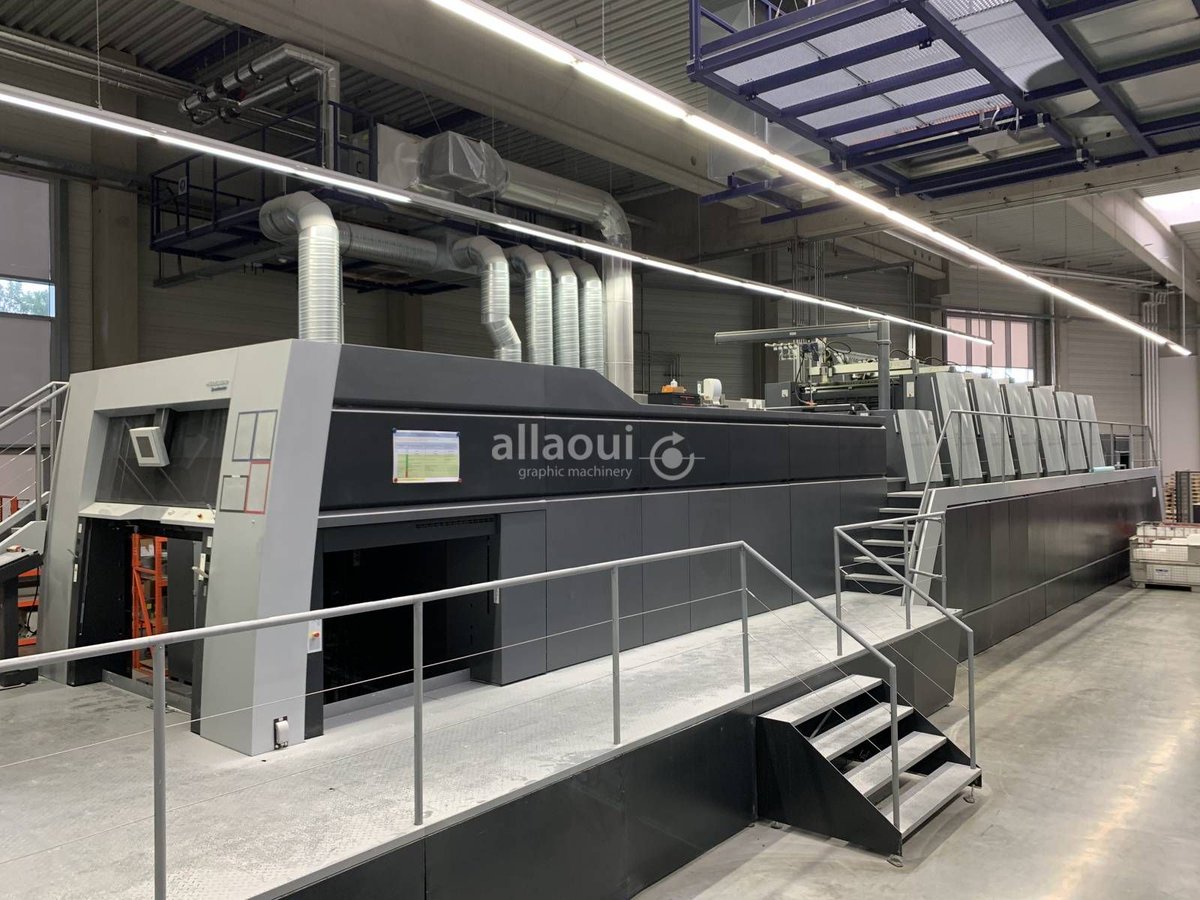 AllaouiGraphics's tweet photo. #NON-STOP TOP SPEED# 
Another young and raised #Heidelberg XL 145-6-LX UV EOP (2014)
- Non-Stop feeder and delivery with #AutoplateXL 
- Top Speed of 18,000 sheets/hour 
- It's installed &amp; ready for inspection!

Full equipment &amp; price quotation at: 
https://t.co/FnzvmyLyAj https://t.co/nbxVPxRbGt