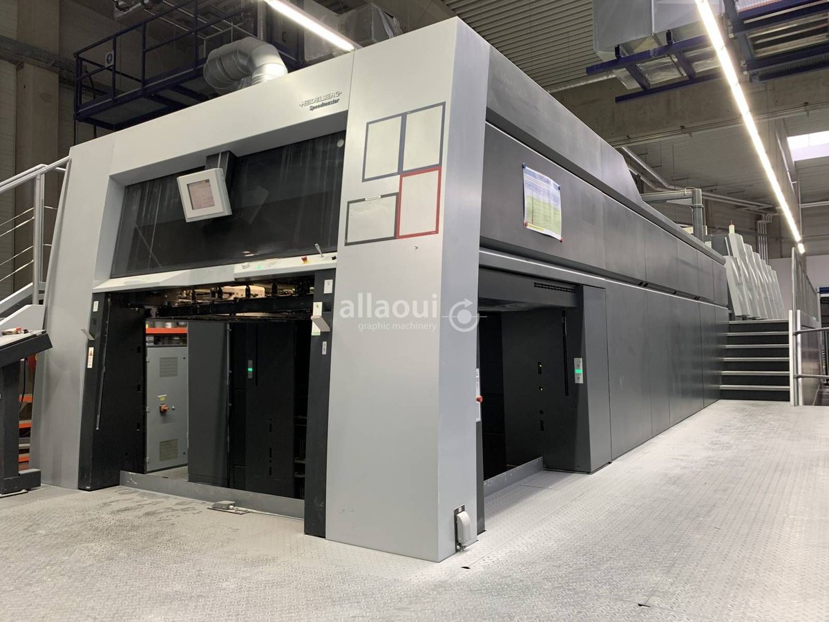 AllaouiGraphics's tweet photo. #NON-STOP TOP SPEED# 
Another young and raised #Heidelberg XL 145-6-LX UV EOP (2014)
- Non-Stop feeder and delivery with #AutoplateXL 
- Top Speed of 18,000 sheets/hour 
- It's installed &amp; ready for inspection!

Full equipment &amp; price quotation at: 
https://t.co/FnzvmyLyAj https://t.co/nbxVPxRbGt