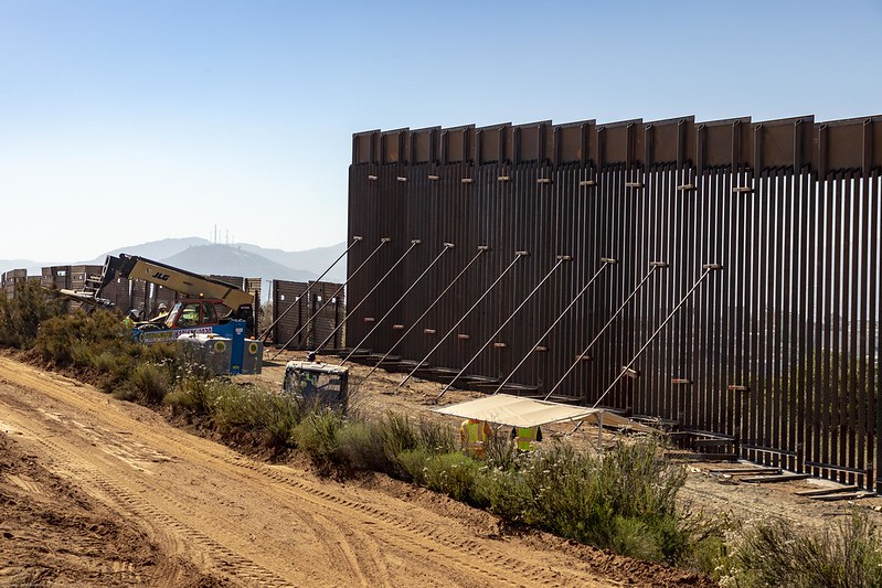 "Build a wall and Mexico will pay for it"Excluding fencing and existing wall, Trump has built < 100 miles of wall. The border with Mexico is just under 2,000 miles long.And no... Mexico is NOT paying for it.