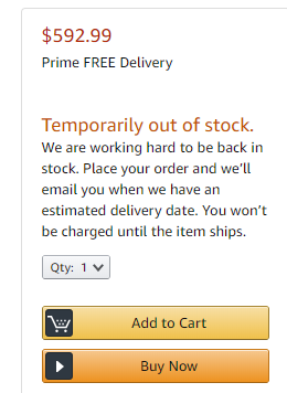 So the above drive is EAMR, though, and I can hit BUY IT NOW on amazon and supposedly get it by friday... or at least I could if they weren't out of stock. huh.