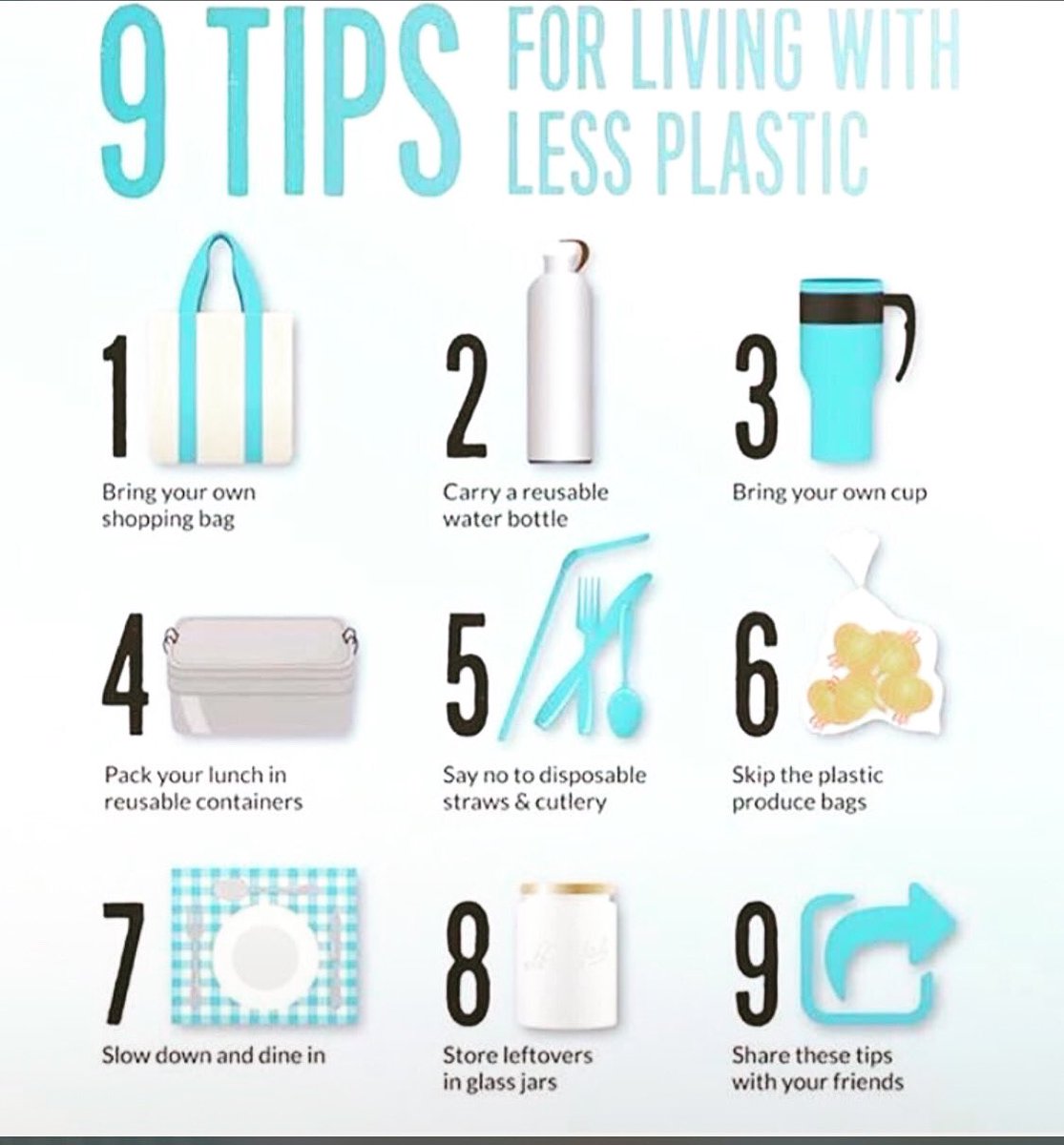 FastGreenClean's tweet photo. What other tips do you have for living with less plastic? 

#plasticfree #plasticfreejuly #norwex #fastgreenclean https://t.co/rbObBeClCD