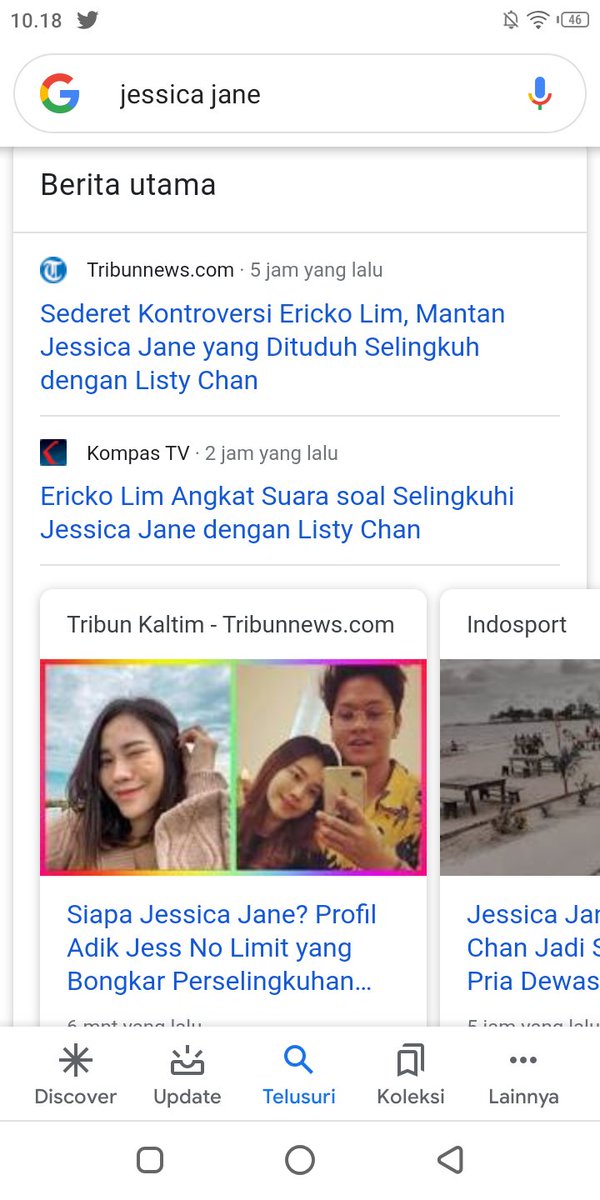 DiniLavia's tweet photo. Udah trending berita utama aja nih. Stay strong kak #jessicajane pasti Tuhan merencanakan yang lebih baik buat kak #jessicajane ✨♥️ https://t.co/SBLrpsd4P8