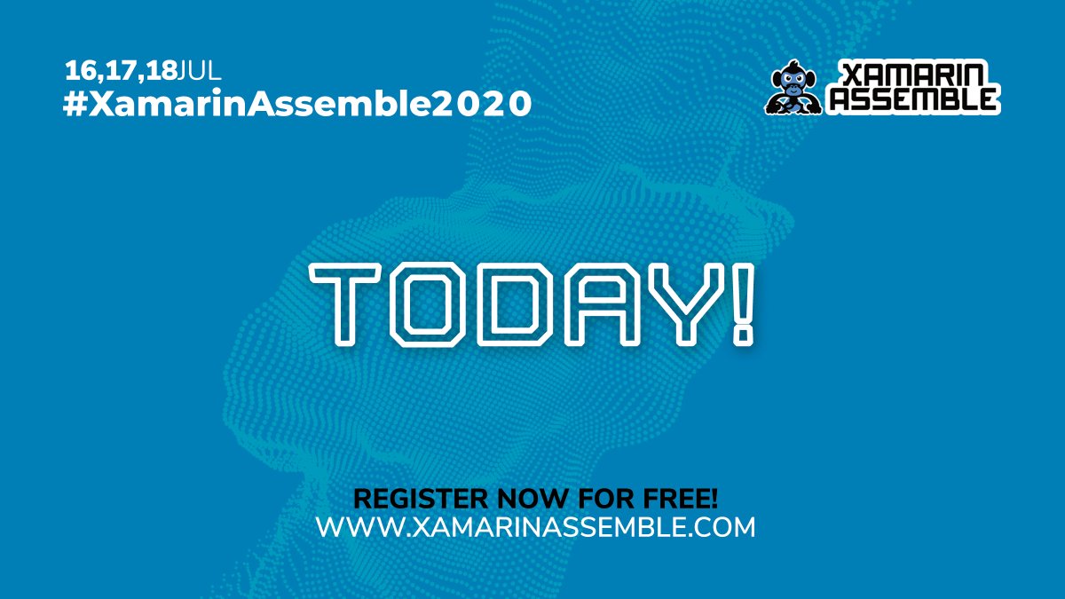 XamarinAssemble's tweet photo. ES HOY! 🐒 El evento tomó una magnitud increíble gracias a todos ustedes. 😱

No lo viste? Chequealo por acá👉https://t.co/EUCsEhFryt 

Si no te anotaste.. aún estás a tiempo!

🕦A las 18hs AST comenzamos y tenemos sorpresas imperdibles, te esperamos! 🥳 https://t.co/pfnhc86gTx