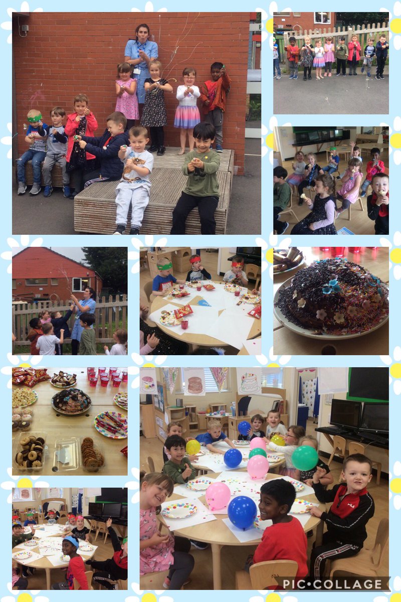 Gorsefield's tweet photo. Reception have had a fabulous afternoon. We planned our party this week and had a fun filled afternoon and we even madeour own cake! Well done to all of Reception at home and at school you will all be amazing in year 1! Have a wonderful summer superstars!🌈🌟🧁🎉 https://t.co/utHmIuuR7B
