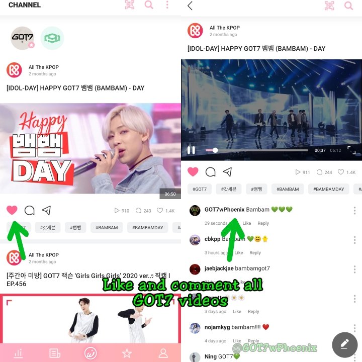  Whosfan How to watch and like GOT7 videos on whosfan app?By watching Videos, you can contribute Points for Star Chart!Only 30sec is needed to count the video as one play!Make sure to watch & like every single Video #GOT7    #갓세븐  @GOT7Official