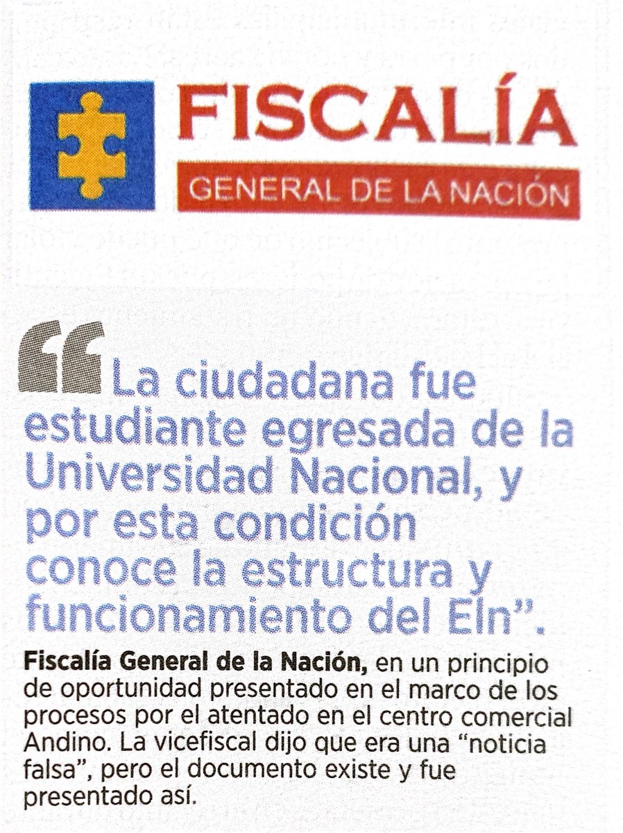 La BACRIM ⁦@FiscaliaCol⁩ hace rato superó en depravación a las AUC, las  Águilas Negras, el Cartel de Medellín, las FARC, Los Masetos, en ELN, Los  12 Apóstoles, la Brigada 13, la Escuela